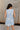 Cara Light Blue & Cream Floral Mini Dress - back view