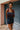 Harley Navy & Red Star Ruffle Romper- front view