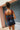 Harley Navy & Red Star Ruffle Romper- back view