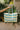 Summer Aqua & Lime Striped Tote Bag - front view