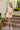 Grace White Lace Floral Trim Mini Dress- full body view