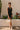 Naomi Black Halter Neckline Romper- full body view