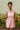 Gabrielle Pink & Ivory Floral Lace Top - front view