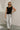 Lylah Black Cinched Tie Sleeveless Top- full body view