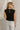 Lylah Black Cinched Tie Sleeveless Top- back view
