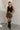 Rhea Cheetah Denim Skort- full body view