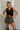 Marie Black Scallop Front Tie Vest- front view