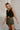 Marie Black Scallop Front Tie Vest- frontal side view