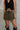 Rhea Cheetah Denim Skort- front view