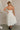 Lennox Ivory & Black Polka Dot Midi Dress- full back view