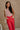 Jenna Red Wide Leg Pants - upper body front view