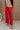 Jenna Red Wide Leg Pants - lower body front view