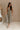 Madison Olive Pleated Midi Dress - full body front view