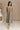 Madison Olive Pleated Midi Dress - full front view