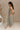 Madison Olive Pleated Midi Dress - full body side view