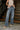 Judy Blue: Shanna Distressed Wide Leg Jeans - front