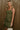 Claudia Olive Buckle Strap Mini Dress - close up front view