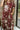 Madeline Burgundy Floral Midi Dress - frontal view
