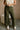 Lilian Olive Eyelet Wide Leg Jeans- front full view