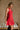 Darrah Red Bow Back Flare Mini Dress - side view