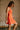 Darrah Orange Bow Back Flare Mini Dress - side