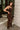 Vanessa Brown Multi Velvet Snake Maxi Dress- side view