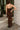 Vanessa Brown Multi Velvet Snake Maxi Dress- back view
