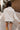 Nyla Cream Denim Drawstring Jacket- back view