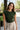 Amara Dark Green Sleeveless Tank- front view