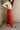Serena Rust Wide Leg Cuffed Pant- side view