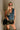Leila Blue & Gold Buttons Knit Vest- full body view