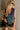 Leila Blue & Gold Buttons Knit Vest- front view