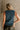 Leila Blue & Gold Buttons Knit Vest- back view