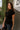 Alora Black Pleated Flare Top- frontal side view