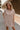 Carrie Brown & Cream Striped Mini Dress - front view