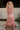 Willa Blush Multi Floral Mesh Ruched Midi Dress- close up back view