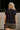 Elle Navy Knit Button-Up Vest- top back view