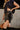 Jade Navy Multi Plaid & Velvet Ties Skort- frontal side view