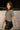 Aliya Heather Grey Knit Short Sleeve Sweater- side view