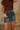 Lena Denim Studded Frayed Mini Skirt- front view