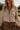 Bridget Oatmeal Tie Front Cardigan- close up front view