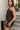 Patricia Black Striped Halter Mini Dress - side view