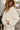 Gigi Cream Zip-Front Cropped Bubble Hoodie - frontal side view
