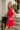 Wren Red Flare Sleeveless Mini Dress - side