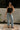 Everly Black Bubble Strapless Bodysuit- full body view