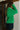 Natalia Green Cable Knit Sweater- side view