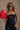 Leah Georgia Bulldogs 1785 Black & Red Tube Top- top view