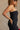 Leah Georgia Bulldogs 1785 Black & Red Tube Top- close up side view