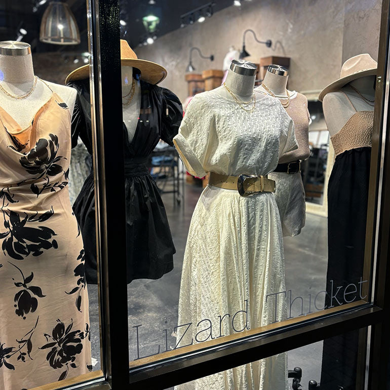 photo of window display of clothes