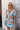 Isla White Multi Tropical Print Mini Dress - front view